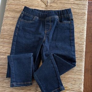 Hanna Andersson Dark Blue Denim-Look Jeggings